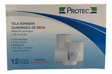 Cinta Tela Adhesiva De Seda Protec Cm X M C Rollos Mercadolibre