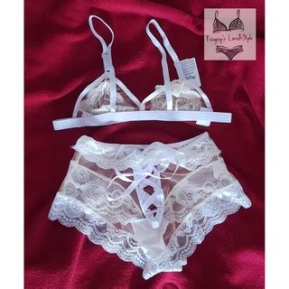 Conjunto Lingerie Lacradora Sensual Fitas E Tule Sexy Shopee Brasil