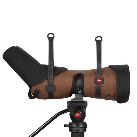 Leica Ever Ready Case For Spotting Scope Neoprene Brown Black