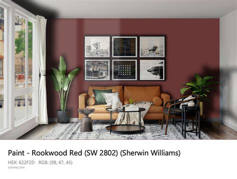 Sherwin Williams Rookwood Red Sw Paint Color Codes Similar