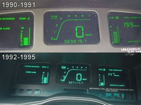 Taurus Sable Car Gauges Digital Dashboard Chrysler Lebaron Ethanol