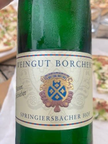 Weingut Borchert Riesling Trocken Rotem Schiefer Vivino Australia