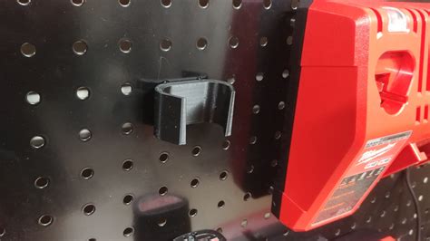 Milwaukee M12 12v Battery Pegboard Mount For Lithium Ion Etsy