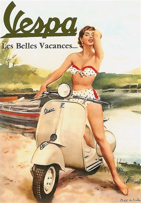 It S All About Vespa A Collection Of 14 Beautiful Advertisements Of