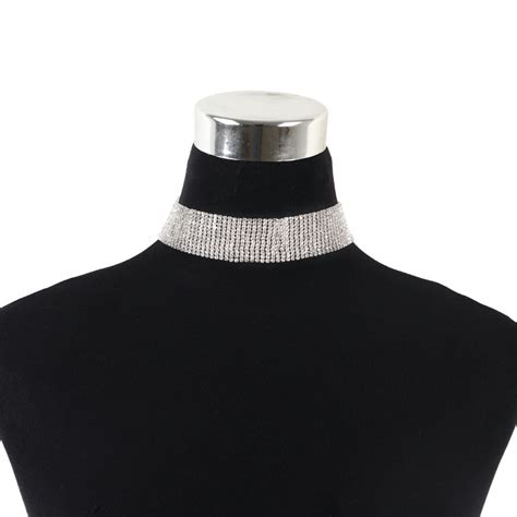 K Ked Women Sexy Neck Chain Beach Claw Chest Chain Rhinestone Bikini Cross Body Chain Silver