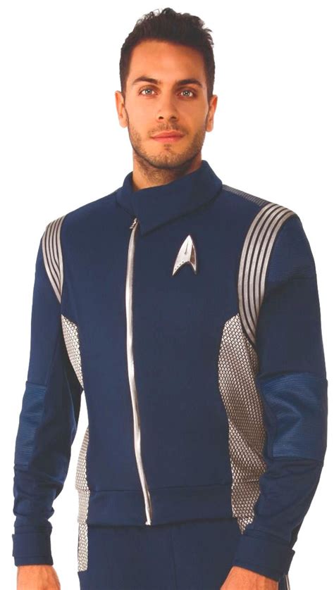 StarTrek TOS Blue Uniform Shirt Costume