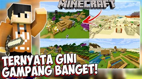 TRIK CEPAT CARA MENEMUKAN DESA VILLAGER DI MINECRAFT Minecraft