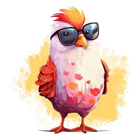 Ilustra O Engra Ada De Sublima O De Frango Vetor Premium