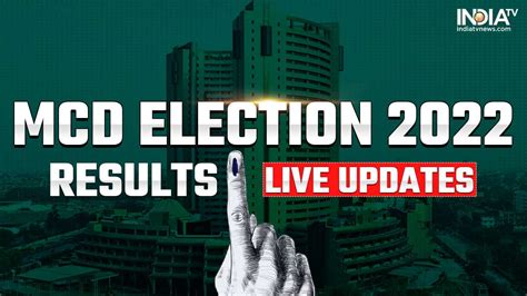 Delhi Mcd Results Live Updates Bjp Wins Seats Leads On Aap