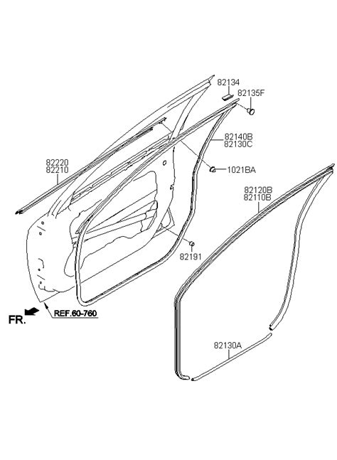 W Strip Assy Fr Dr Belt O S Rh F Yiparts