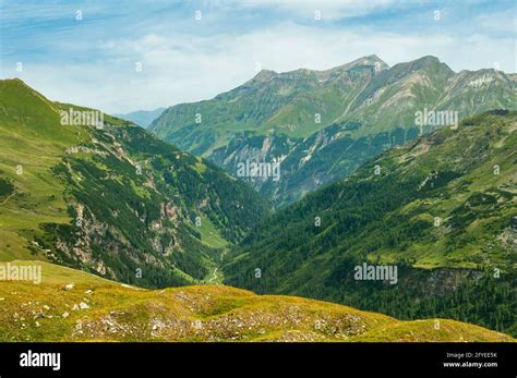 View On Grossglockner Pass Austria Stock Photo Alamy