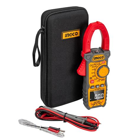 INGCO 1000A Digital AC DC Clamp Meter True RMS 6000 Counts Measures AC