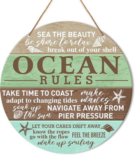 Amazon Beach House Sign Wall Decor Summer Beach Hanging Sign