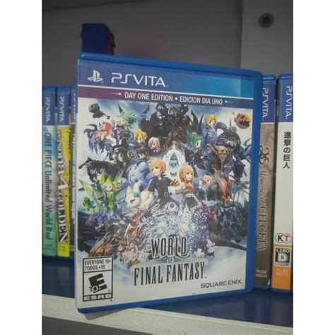 World Of Final Fantasy Ps Vita M Dia Fisica Shopee Brasil