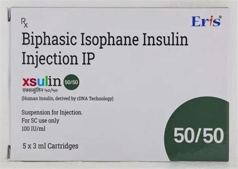 Xsulin Biphasic Isophane Insulin Injection Strength Iu At Rs