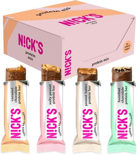 Nicks Mix Di Barrette Proteiche Keto Proteico Snack Bar G Net Carbs