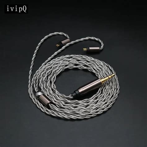 Ivipq Cable Chapado En Plata De Aleaci N De Grafeno De N Cleos Mmcx