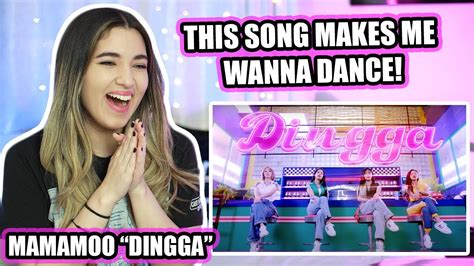 마마무 MAMAMOO 딩가딩가 Dingga MV Reaction YouTube