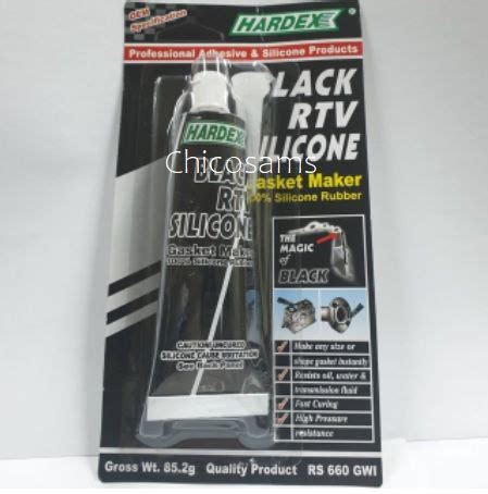 Original Hardex Black RTV Silicone Gasket Maker RS660 663 Lazada PH