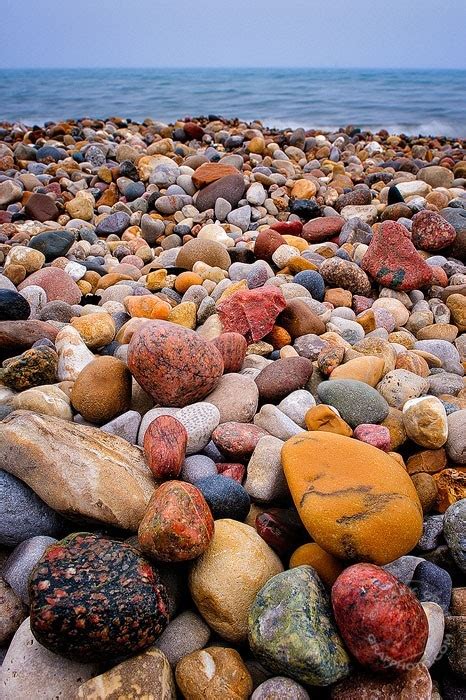 Lake Huron Beach Rocks, Port Huron, Michigan | A1 Pictures