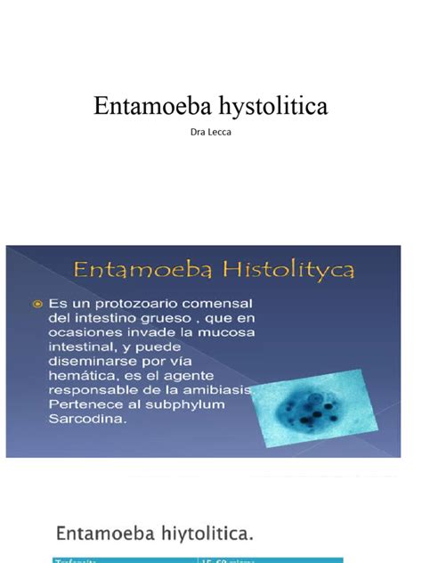 Entamoeba Hystolitica Pdf