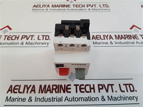 Siemens 3ve1010 2f Motor Protection Circuit Breaker 10a Aeliya Marine