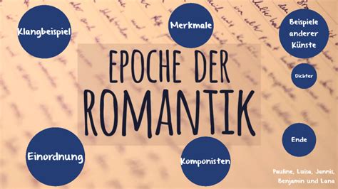 Romantik Epoche By Lana Schäffler On Prezi