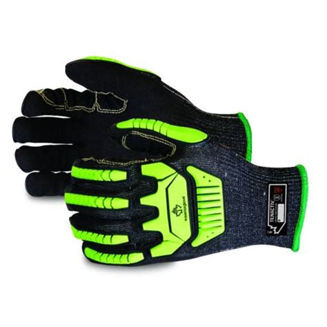 Superior Glove Tenactiv High Visibility Cut And Impact Resistant Work