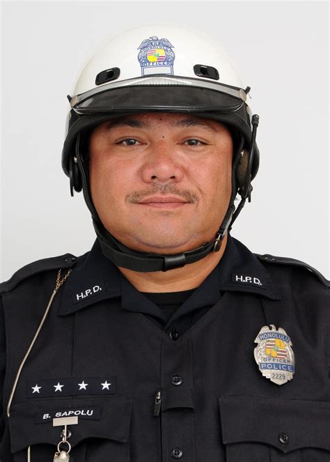 Aloha to Solo Bike Officer Bill Sapolu - Honolulu Police Department