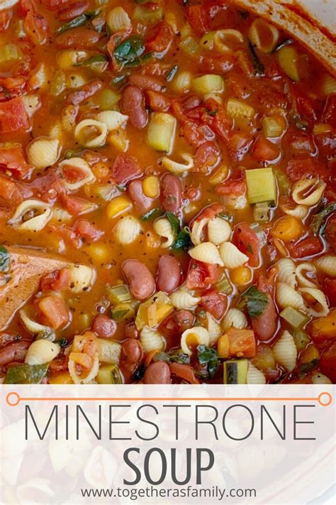 The Best Minestrone Soup A Vegetable Broth Tomato Base And Then Loaded