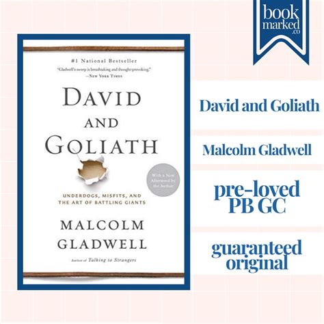 David And Goliath Underdogs Misfits And The Art Of Battling Giants