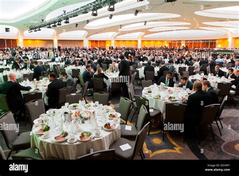 Banquet dining hall for large event at the Hilton Hotel - Washington ...