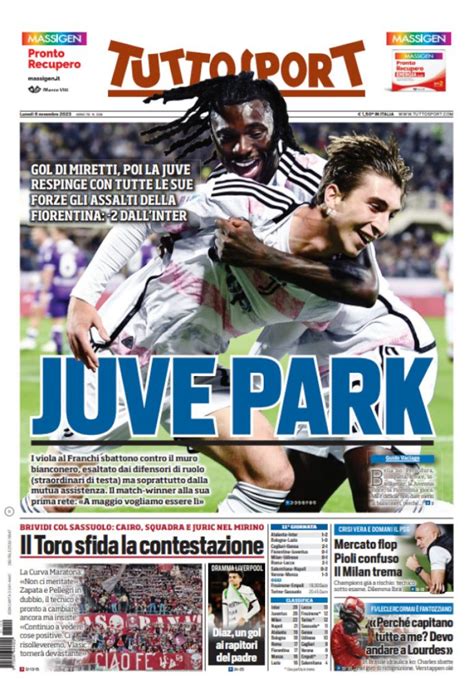 Todays Papers Solid Juve Milan Forward With Pioli Infinite Roma