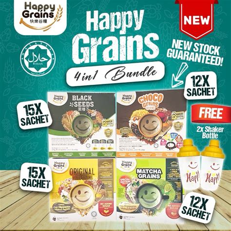 Happy Grains Sachets Box Shopee Malaysia