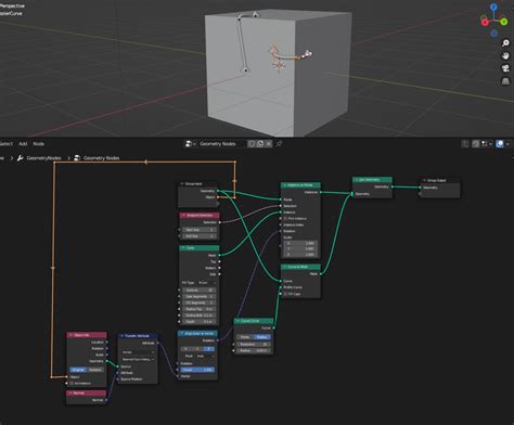 Geometry Nodes How To Align The Rotation Of An Instance To Object