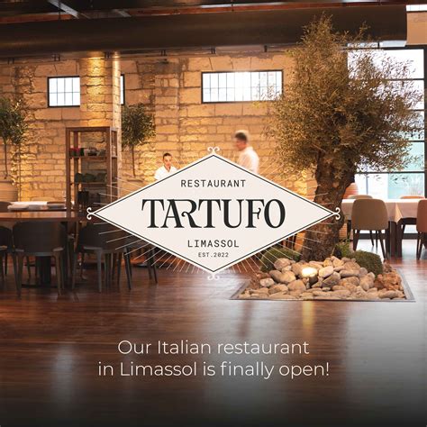 Tartufo - Our Italian Restaurant in Limassol is Finally Open