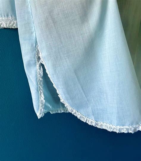 Vintage Christian Dior Lingerie Cottagecore Baby Blue Gem