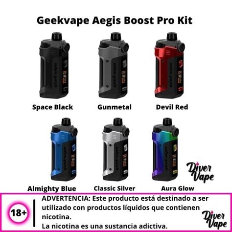 Geekvape Aegis Boost Proplus Rba Rdta Divervape Tienda De Vapeo