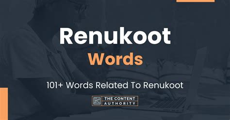 Renukoot Words - 101+ Words Related To Renukoot