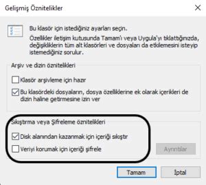 Windows 11 de Dosya Sıkıştırma Nasıl Etkinleştirilir