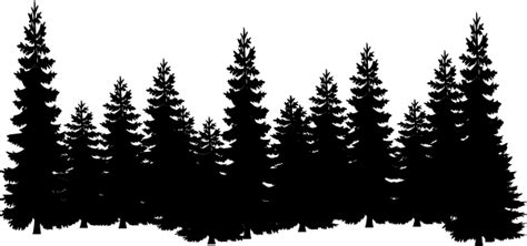 17 Vector Forest Silhouette Images - Forest Tree Silhouette, Forest ...