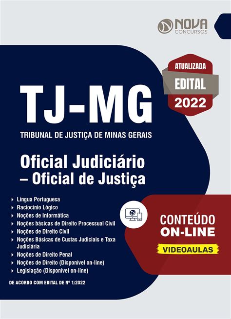 Apostila TJ MG Oficial Judiciário Oficial de Justiça