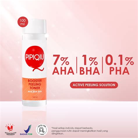 Jual Pipiqiu Booster Peeling Toner Aha Bha Pha 100ml Ppt Shopee