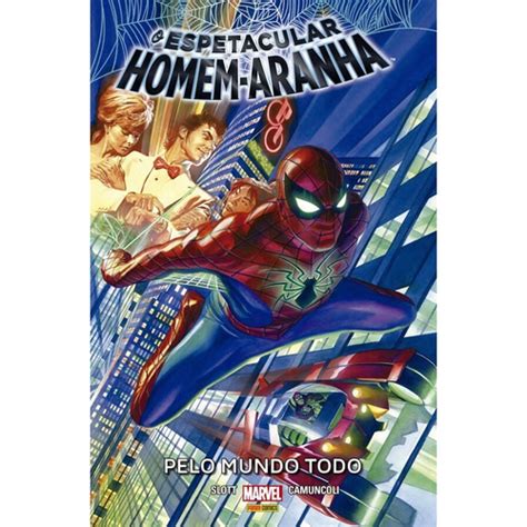 Livro O Espetacular Homem Aranha Vol 08 Pelo Mundo Todo Nova