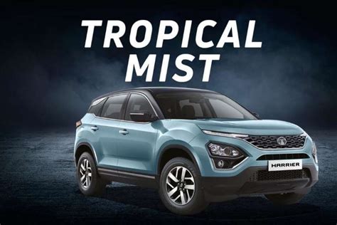 Tata Harrier Gets Two New Colors Royal Blue And Tropical Mist