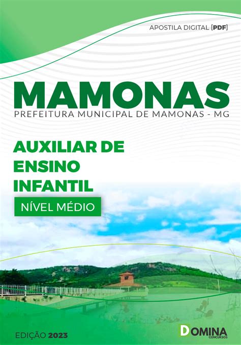 Apostila Pref Mamonas MG 2023 Auxiliar Ensino Infantil