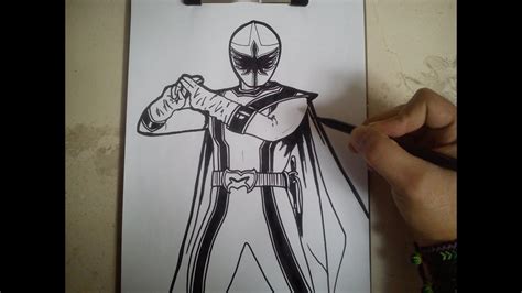 Como Dibujar Power Ranger Mystic Force Rojo How To Draw Power Images