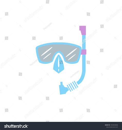 Snorkelling Summer Icon Clipart Vector Design 库存矢量图免版税1843043836