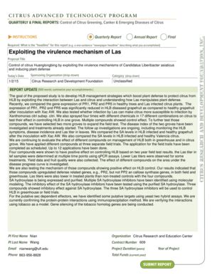 Fillable Online Research Citrusrdf Exploiting The Virulence Mechanism