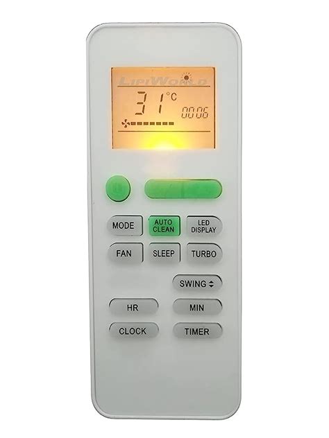 Buy Lipiworld Ac Remote Control With Display Light Old Remote